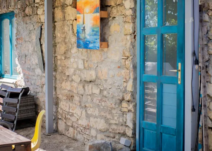 Modern Stone House In With Jacuzzi