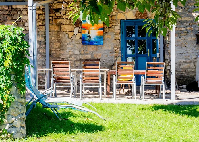 Modern Stone House In With Jacuzzi *